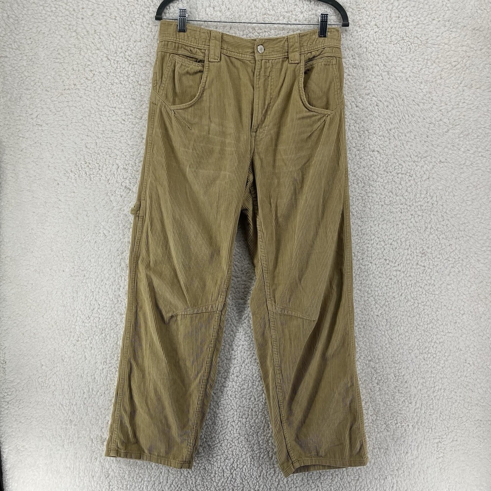 Free People Faye Low Slung Boyfriend Corduroy Pants Sz 27 Carpenter We The Free